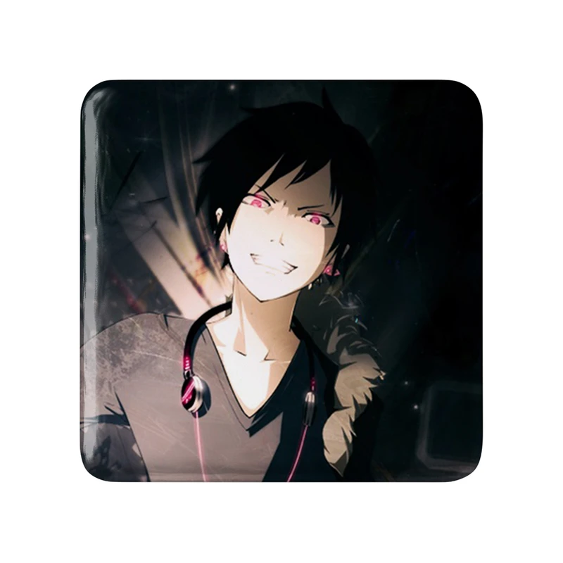 مگنت خندالو طرح ایزایا انیمه دورارارا مدل مربعی کد 32115