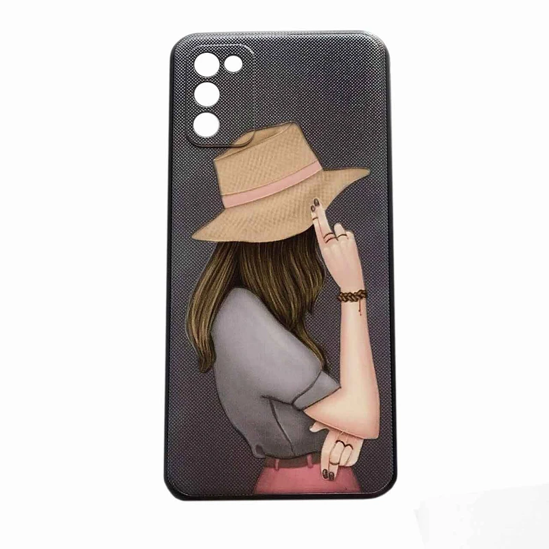 کاور طرح GIRL مدل GRY02s مناسب برای گوشی موبایل سامسونگ GALAXY A02S
