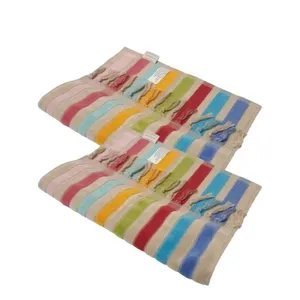 حوله دستی کلاریس مدل زارا سایز 40x78 سانتی متر بسته 2 عددی
