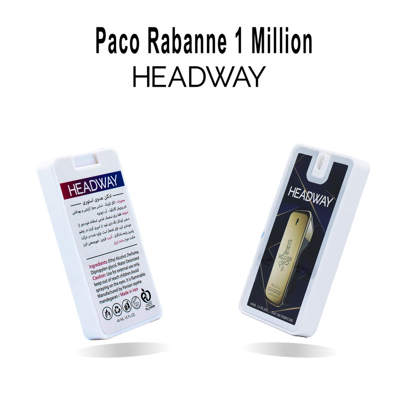 عطر جیبی مردانه هدوی مدل پاکو رابان وان میلیون حجم 45 میلی لیتر