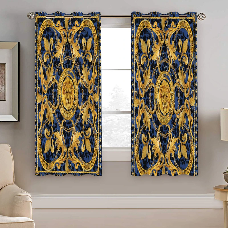 پرده نیروانا طرح سنتی  مدل هازان کد 5200  سایز 140×200 سانتی متر