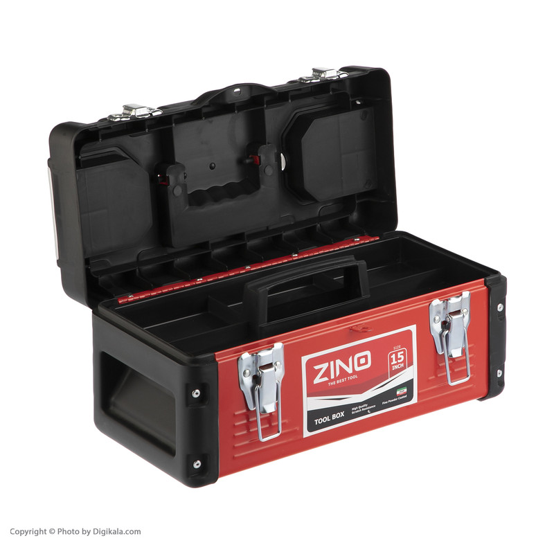 جعبه ابزار زینو مدل 7 خانه سایز 15 اینچ جعبه ابزار زینو مدل 7 خانه سایز 15 اینچ