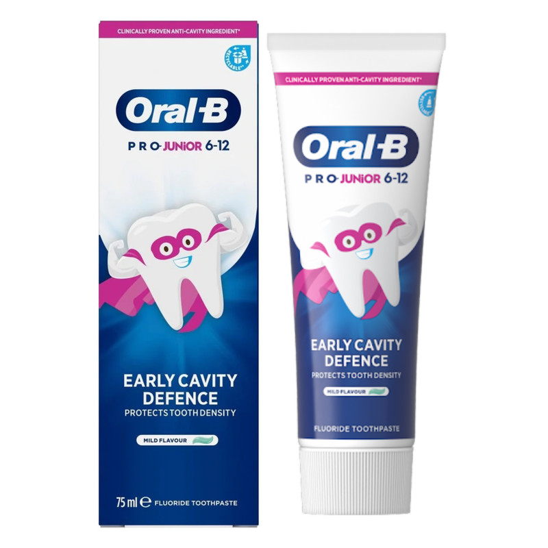 خمیردندان کودک اورال-بی مدل Early Cavity Defence حجم 75 میلی لیتر