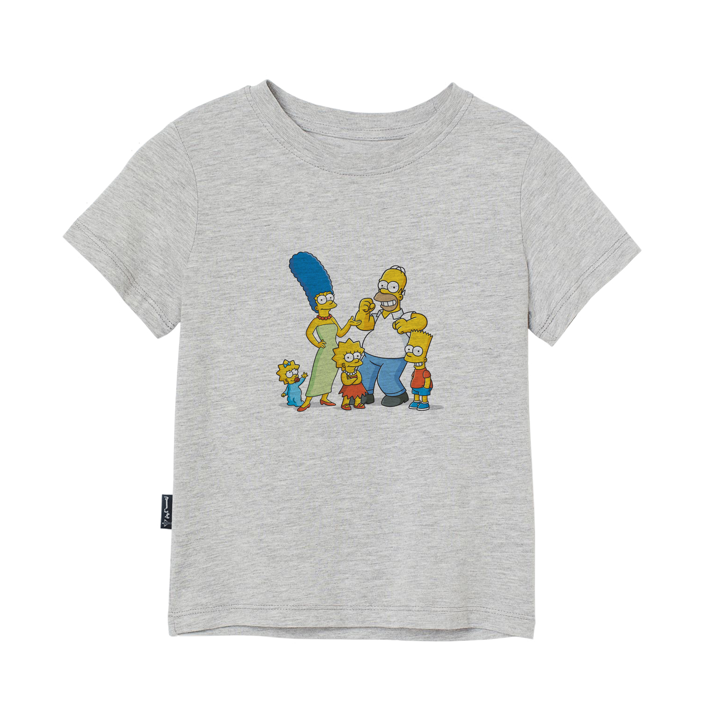 تی شرت آستین کوتاه بچگانه به رسم مدل سیمپسون ها کد 1131