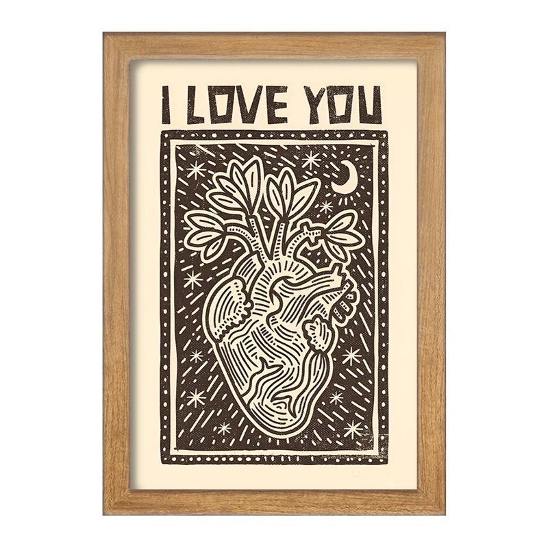تابلو خندالو مدل I Love You کد F10120