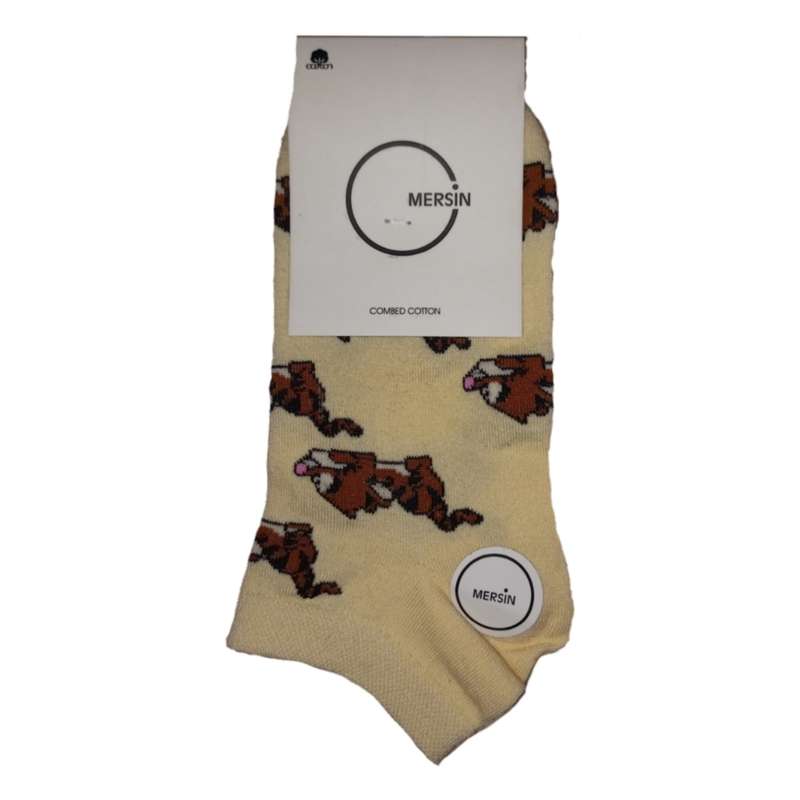 جوراب ساق کوتاه مدل ببر