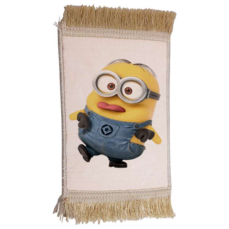 فرش ماشینی دیوارکوب مدل مینیون کد 80