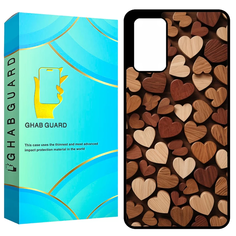 کاور قاب گارد طرح قلب مدل GCHPA72 مناسب برای گوشی موبایل سامسونگ Galaxy A72 4G