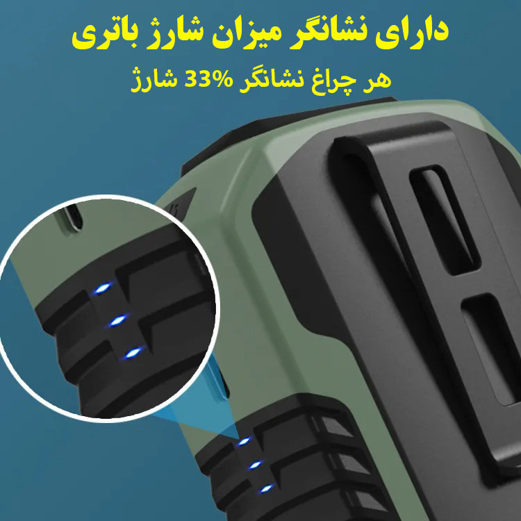 پنکه شارژی طرح ضد ضربه مدل DQ215