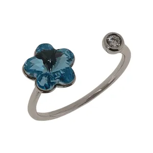 انگشتر زنانه  مدل پروانه و نگین کد 59633