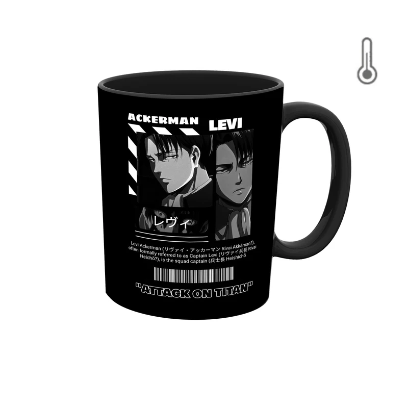 ماگ حرارتی طرح انیمه ارن اتک ان تایتان 