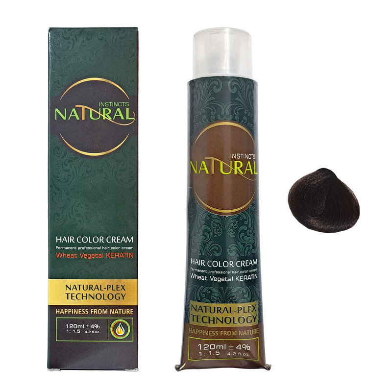 رنگ مو نچرال اینیستینکس شماره 6.00 حجم 120 میلی لیتر رنگ بلوند تیره قوی