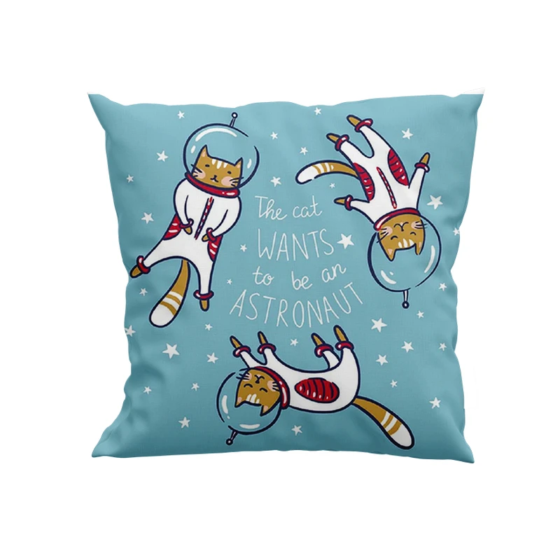 کوسن پاد آفرین مدل گربه های فضانورد کد DKK337