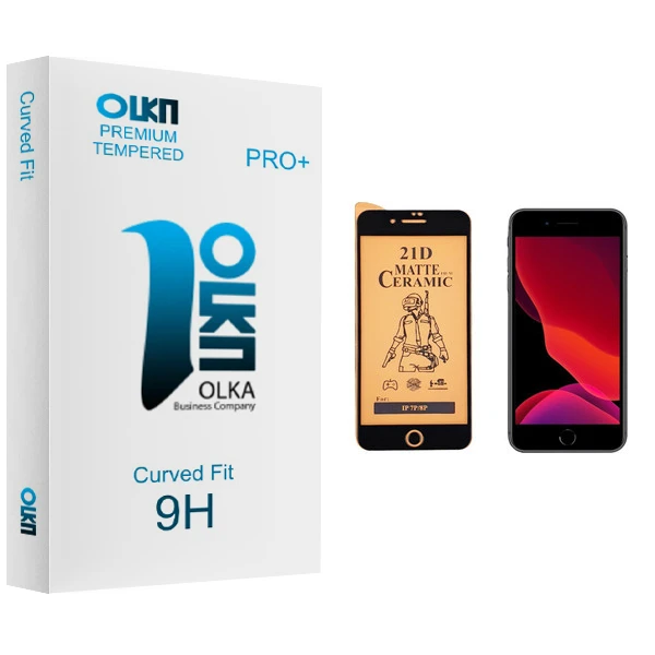 محافظ صفحه نمایش سرامیکی الکا مدل Premium glass مناسب برای گوشی موبایل اپل iPhone 8 Plus