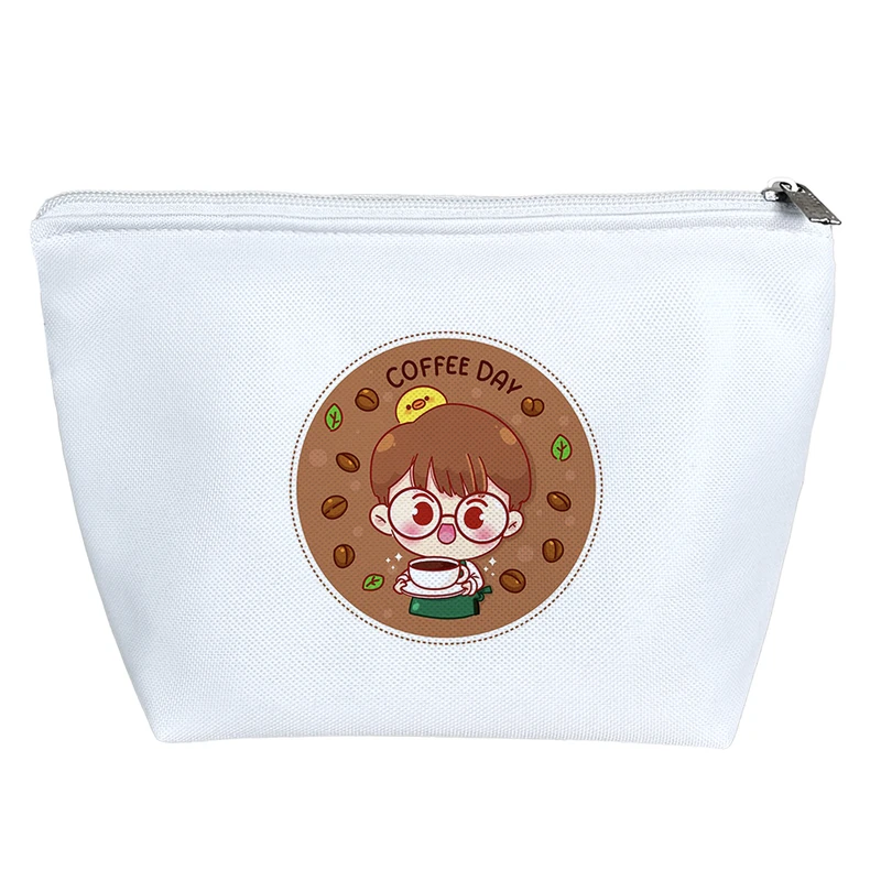 کیف لوازم آرایش دخترانه خندالو مدل Coffee man کد H533