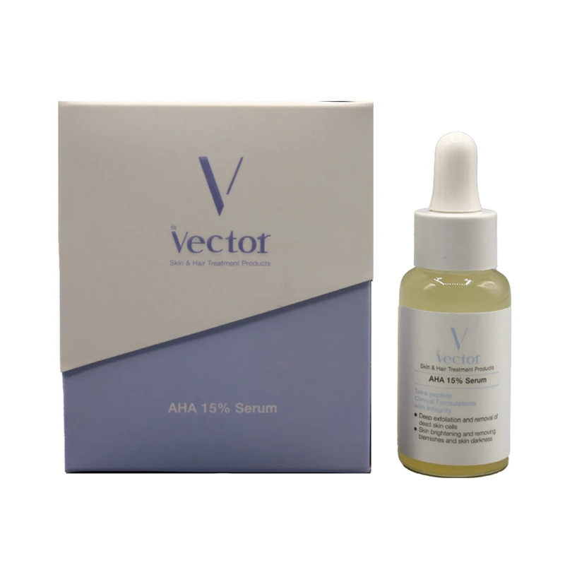 سرم پوست وکتور مدل AHA 15% حجم 30 میلی لیتر