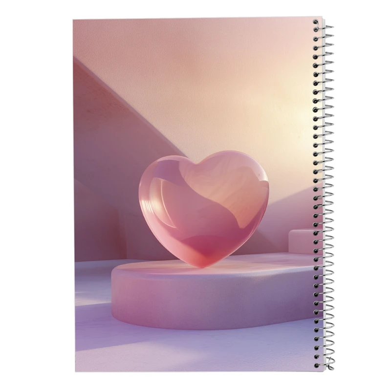 دفتر ژورنال نویسی 50 برگ مدوپد مدل نقطه ای طرح عاشقانه love کد DF14117