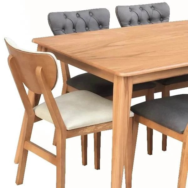 میز و صندلی ناهارخوری 6 نفره مدل newlale06