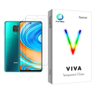 Junbo Viva Glass MIX002 Screen Protector For Xiaomi Redmi Note 9 Pro Pack Of 2