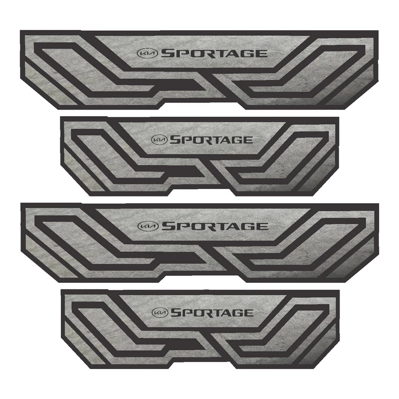 برچسب بدنه خودرو شیپرس کد SP033 مناسب برای کیا اسپورتیج بسته 4 عددی