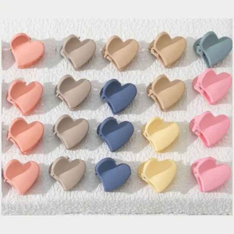 کلیپس مو زنانه مدل فانتزی قلبی کد brg 1764 بسته دو عددی