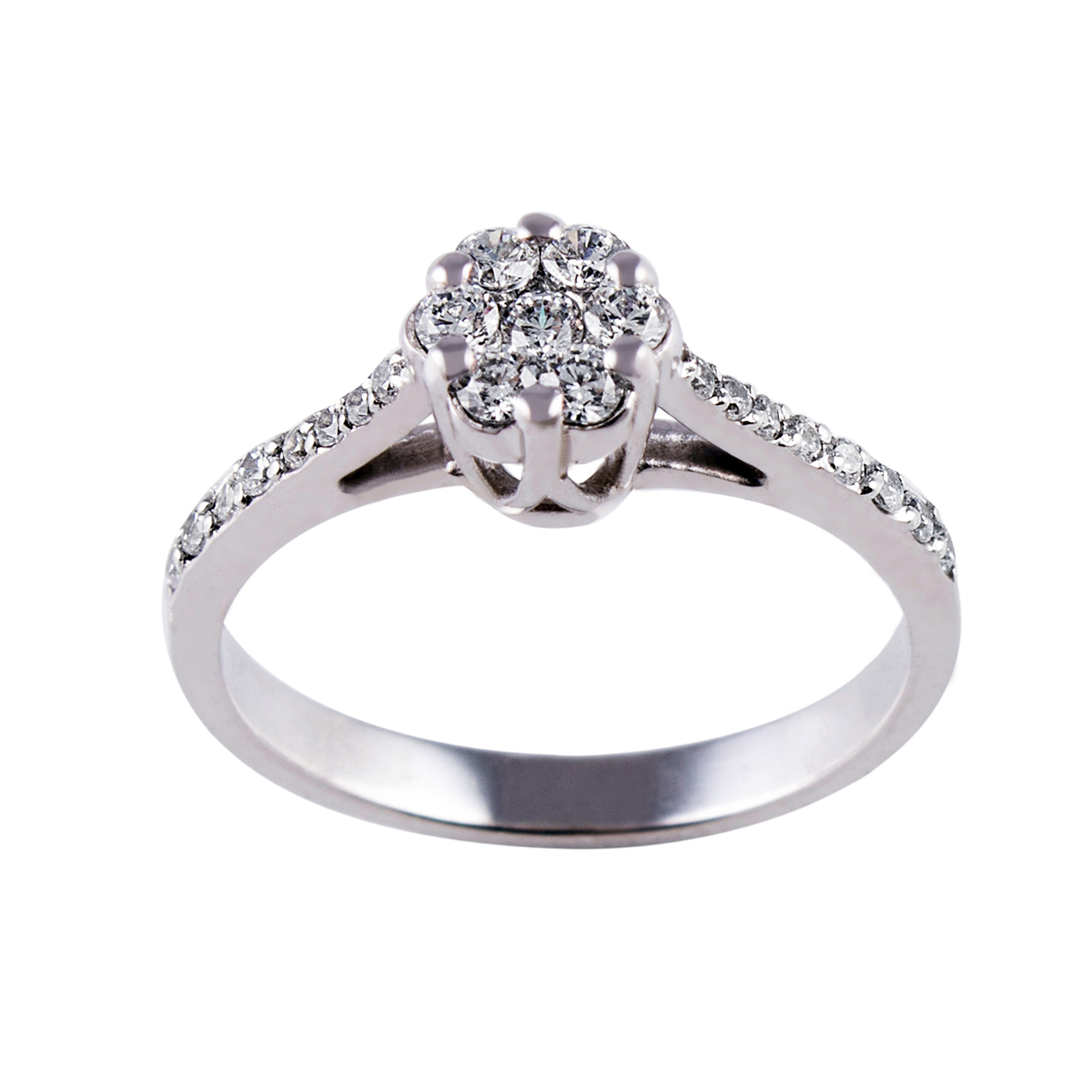 انگشتر نقره زنانه جواهری سون مدل 2108