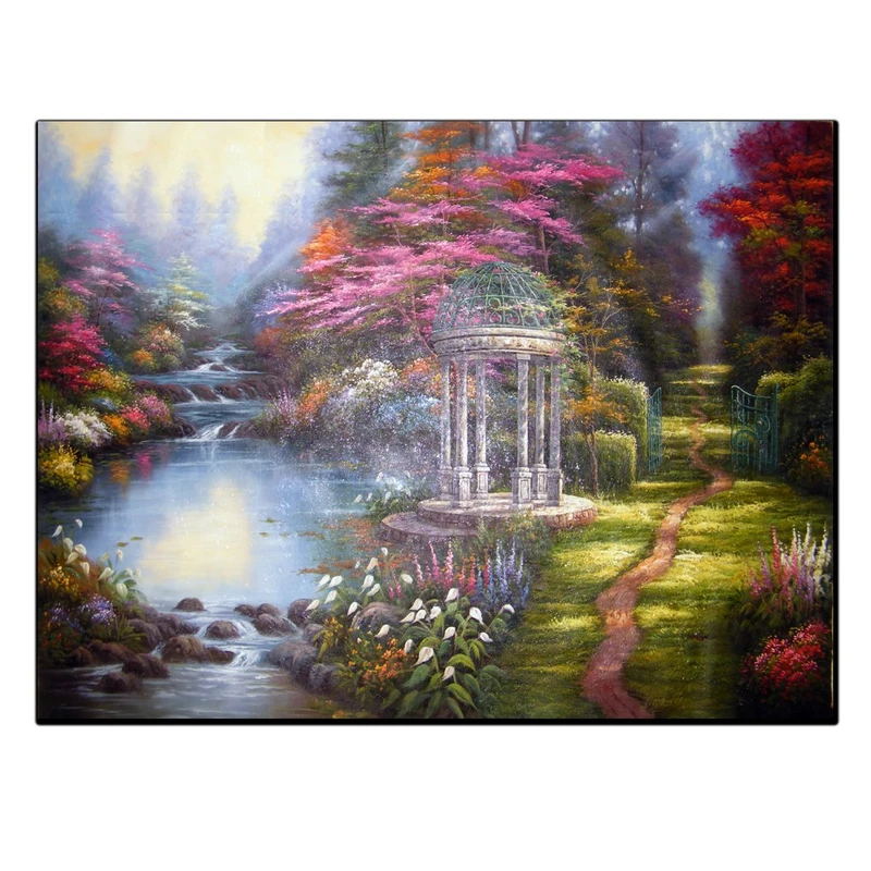 تابلو شاسی بکلیت طرح نقاشی دریاچه مدل  SH-11269