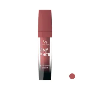 رژ لب مایع مات گلدن رس شماره 24