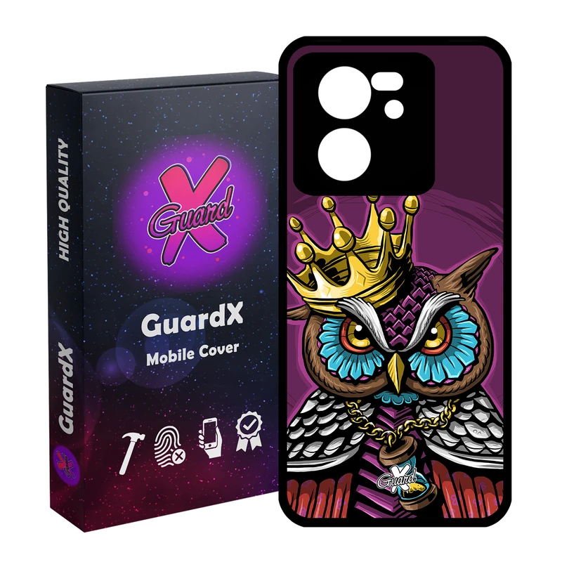 کاور گارد ایکس طرح Owl مدل Glass10081 مناسب برای گوشی موبایل شیائومی 13T/13T Pro/Redmi K60 Ultra