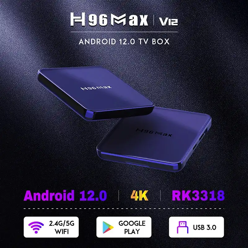 اندروید باکس مدل H96 MAX V12 به همراه کیبورد هوشمند
