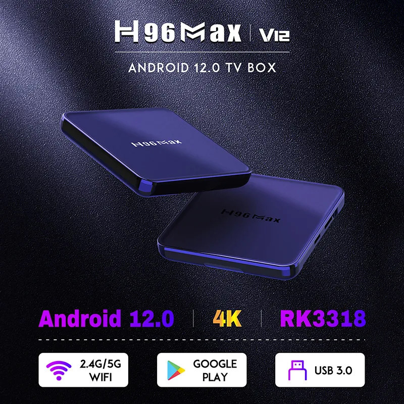 اندروید باکس مدل H96 MAX V12 به همراه کیبورد هوشمند