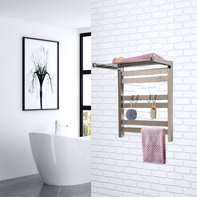 رادیاتور حوله خشک کن هاتیپس مدل کلاسیک یک طبقه فلت 60x50