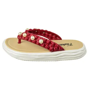 دمپایی لاانگشتی زنانه پاپا مدل پرل کد RD.4208