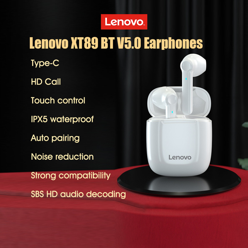 هندزفری بلوتوثی لنوو مدل SHO 89 CIN XT 2
