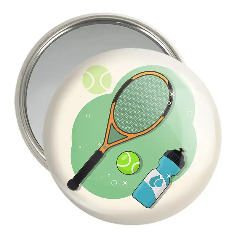 آینه جیبی خندالو مدل تنیس Tennis  کد 14607