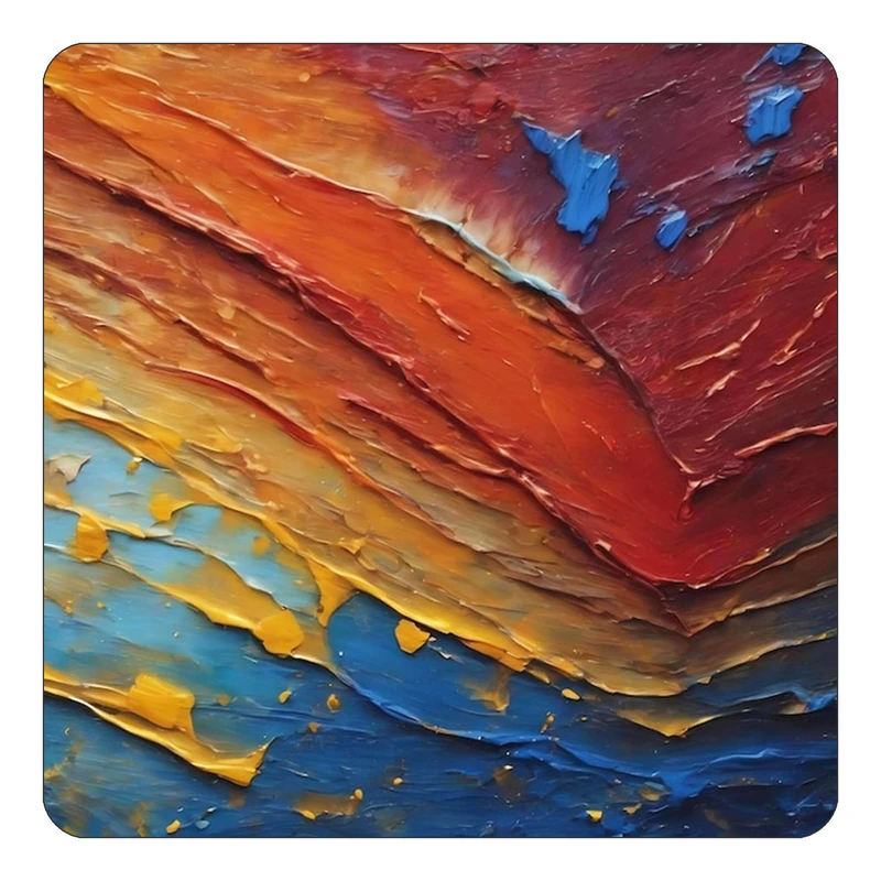 مگنت کاکتی طرح نقاشی رنگ روغن مدل mp69944