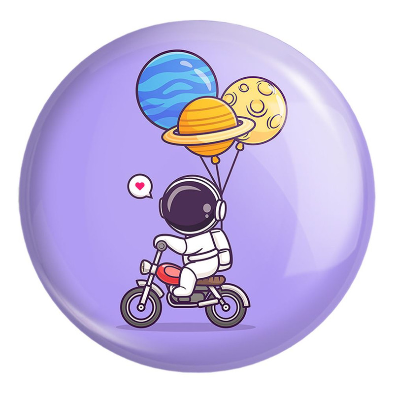 پیکسل خندالو طرح فضانورد کد 25099 مدل بزرگ