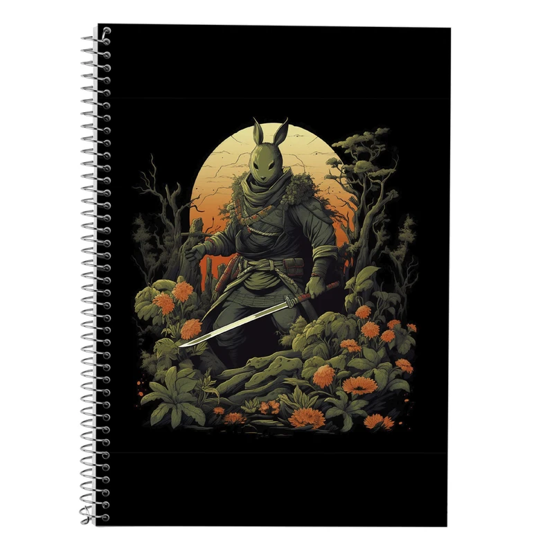 دفتر زبان 50 برگ مدوپد مدل دوخط طرح ChainSaw Man کد DF10904