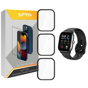 محافظ صفحه نمایش نانو اسپریگ مدل SPG مناسب برای ساعت هوشمند امیزفیت GTS 2 Mini بسته سه عددی