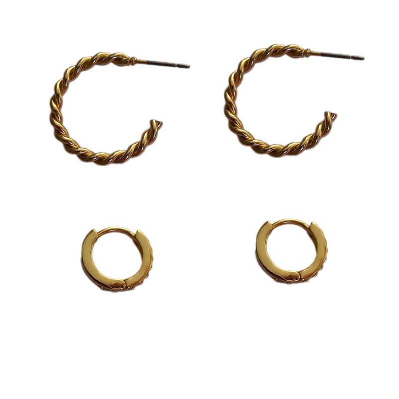 گوشواره زنانه آی ام مدل SMR 0186 مجموعه 2 عددی