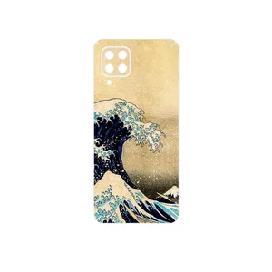 MAHOOT The Great Wave off Kanagawa of Hokusai Cover Sticker for Samsung Galaxy M32