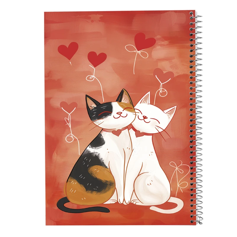 دفتر ژورنال نویسی 50 برگ مدوپد مدل نقطه ای طرح عاشقانه love کد DF14105