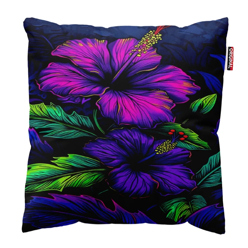 کوسن پاد آفرین مدل سنتی گل کد k5 سایز 30×30 سانتی‌متر