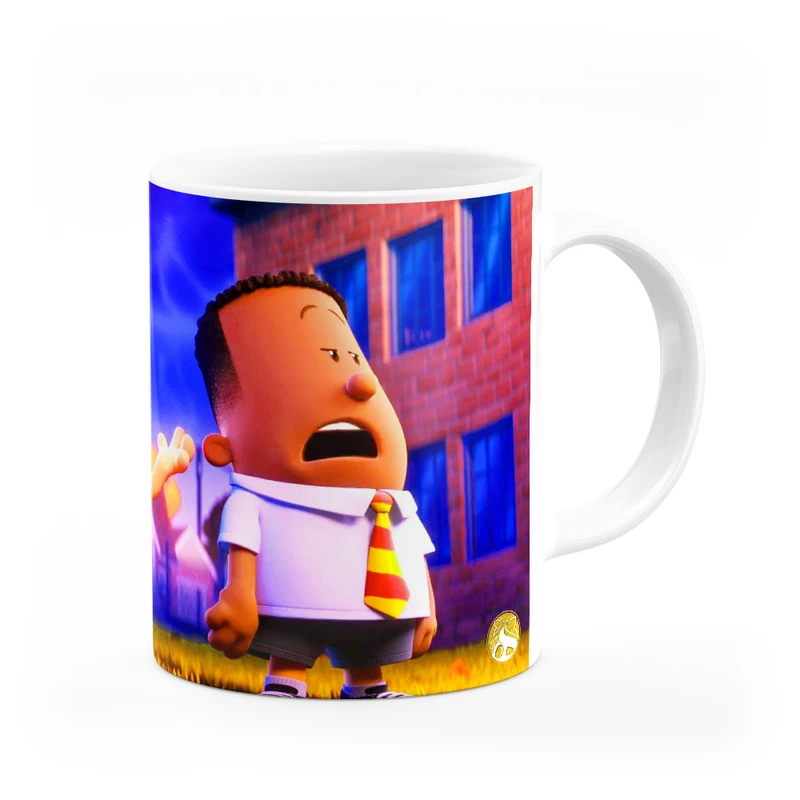 ماگ هومرو طرح انیمیشن کاپیتان زیرشلواری مدل MG3501