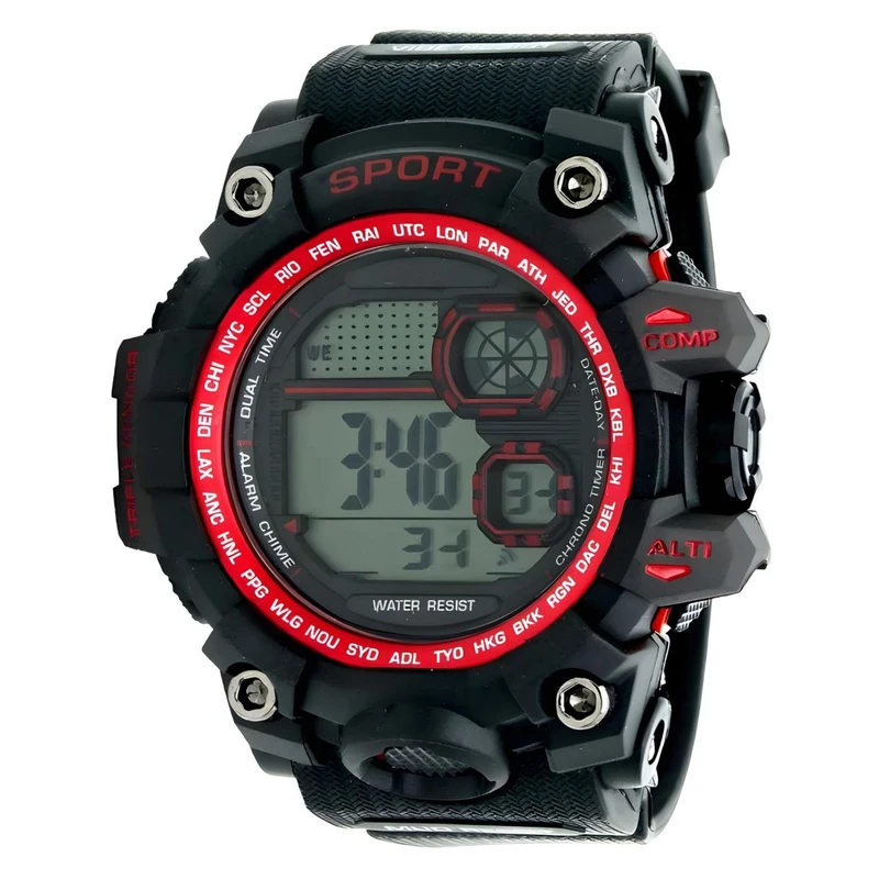 ساعت مچی دیجیتال مردانه مدل تک زمانه07