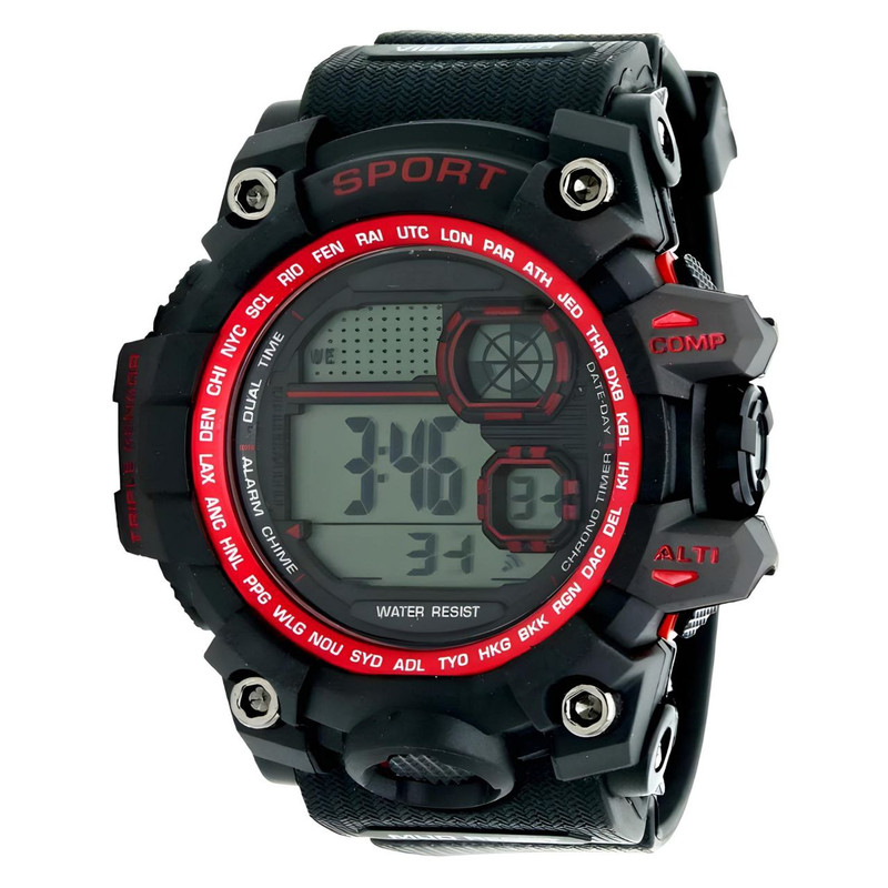 ساعت مچی دیجیتال مردانه مدل تک زمانه07 ساعت مچی دیجیتال مردانه مدل تک زمانه07