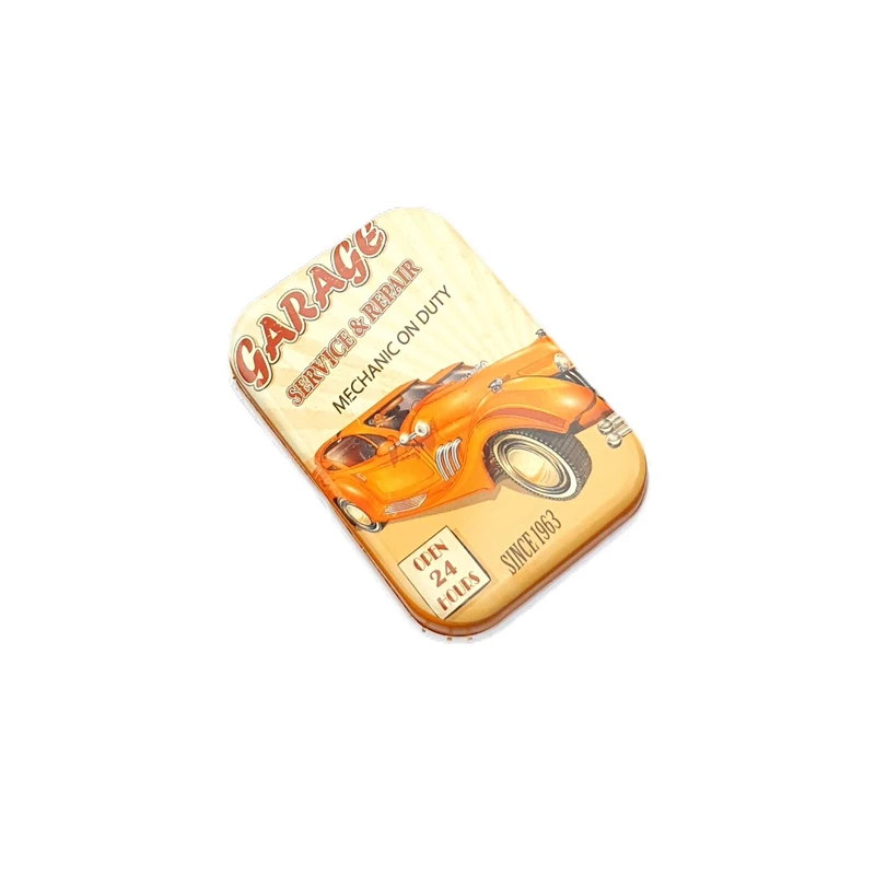 جعبه دکوری مدل قوطی فلزی طرح Garage کد 3