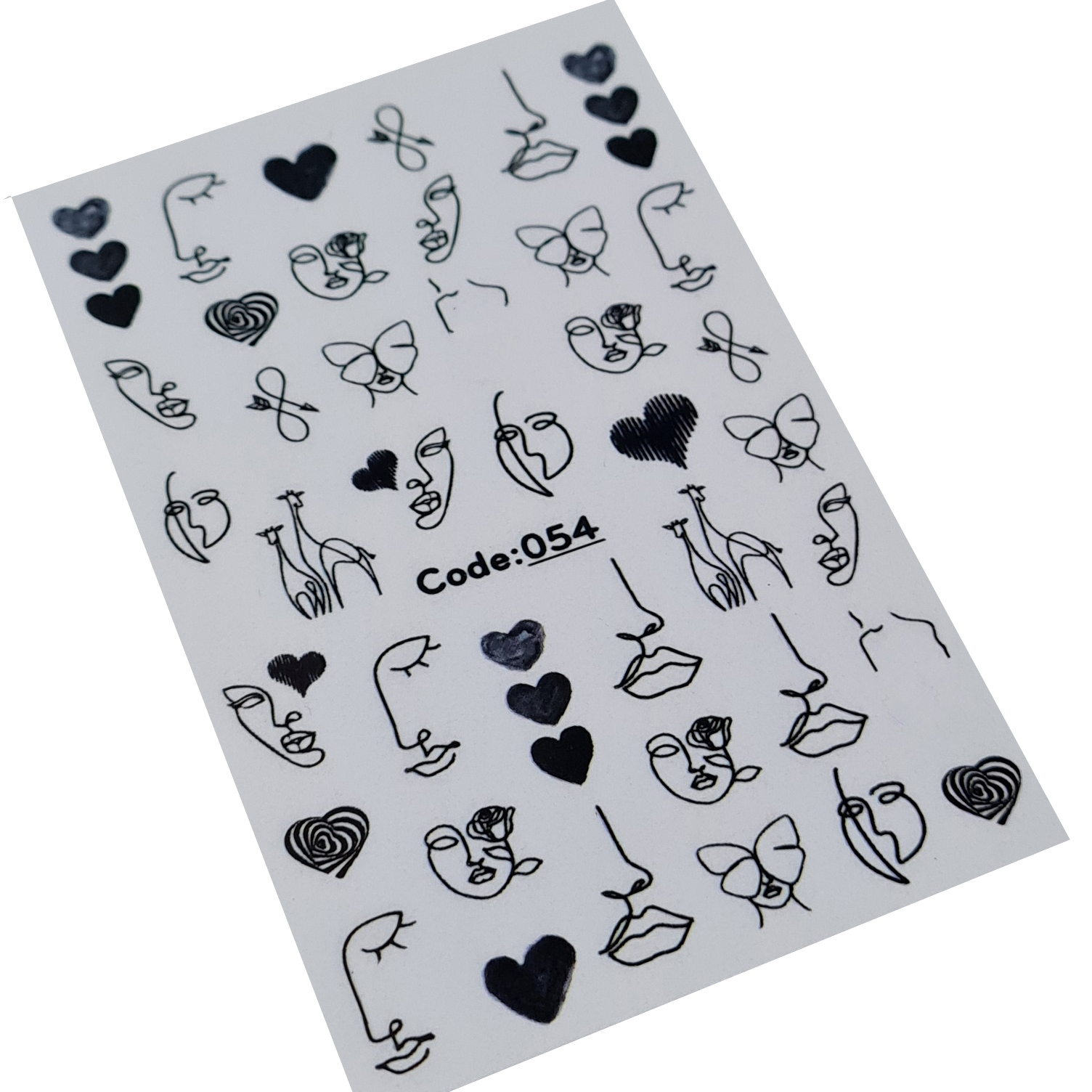 برچسب لنز ناخن رویاسنتر مدل 054