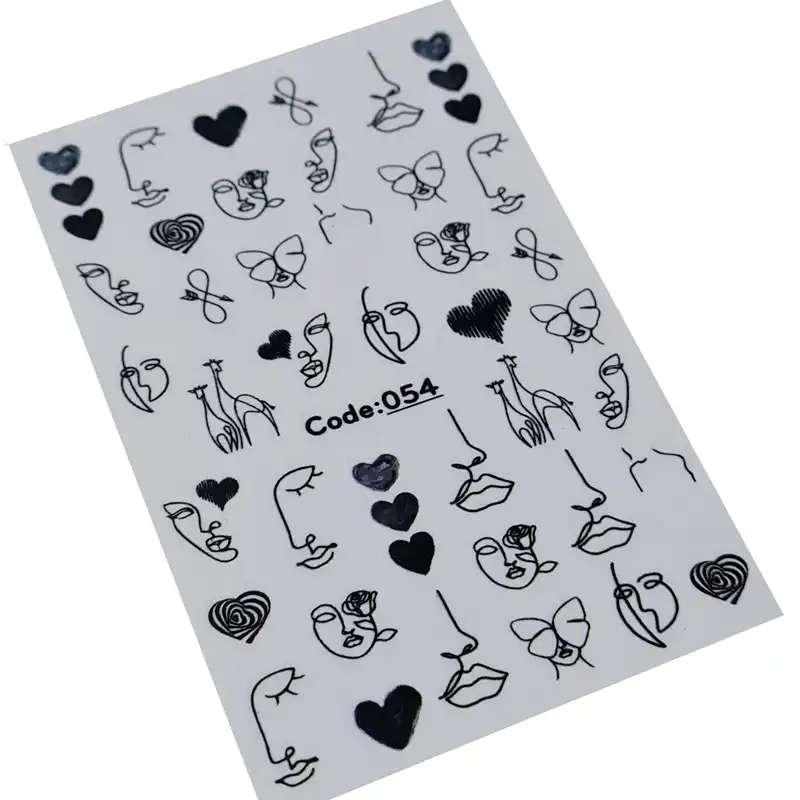 برچسب لنز ناخن رویاسنتر مدل 054