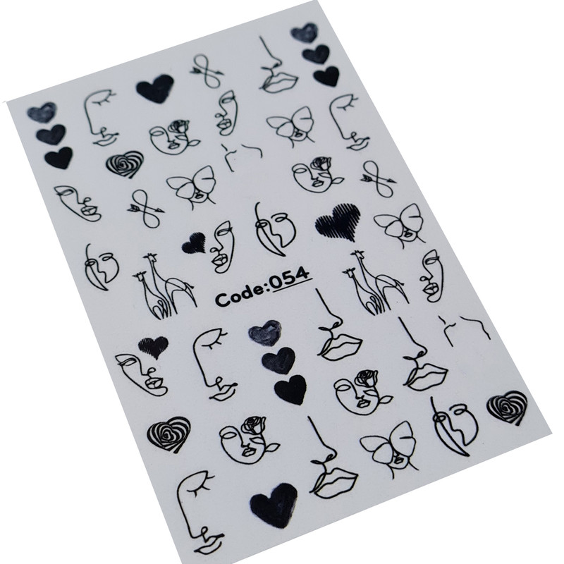 برچسب لنز ناخن رویاسنتر مدل 054